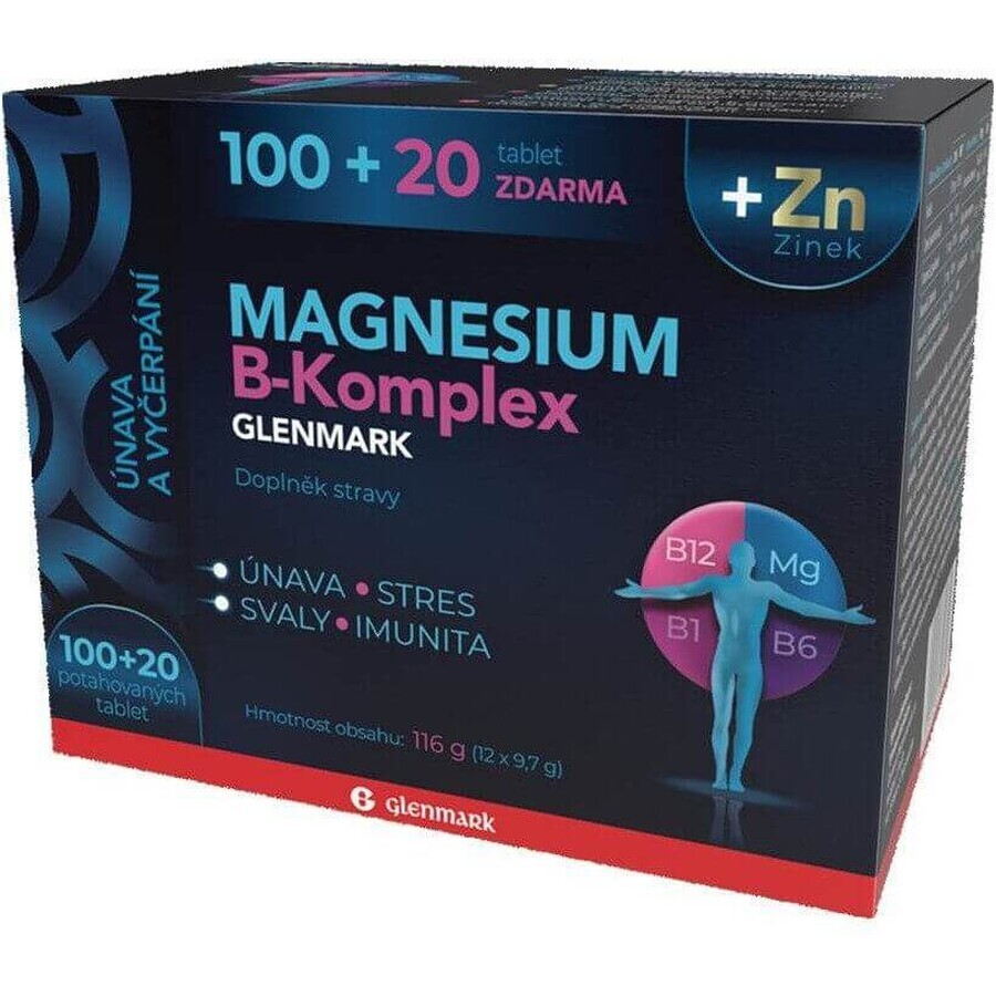 Winkel op Magnesium B-Complex Glenmark + Zink 100 + 20 tbl gratis Magnesium B-Complex Glenmark + Zink 100 + 20 tbl gratis