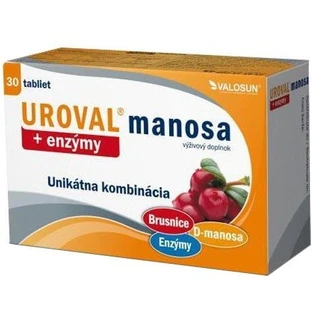 Walmark UROVAL mannose + enzymen 30 tabletten
