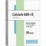 Generica Calcium 600+D3 30 Tabletten