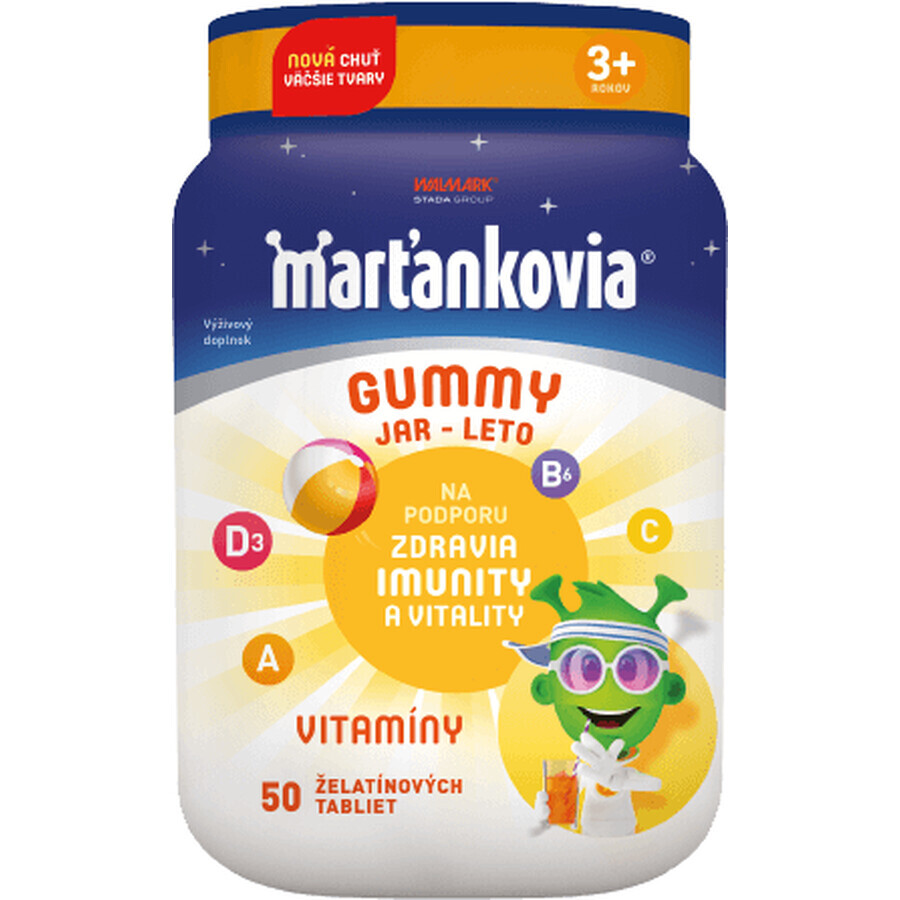 Martiankovia Gummy Jar-Leto comprimate de gelatină 50 buc