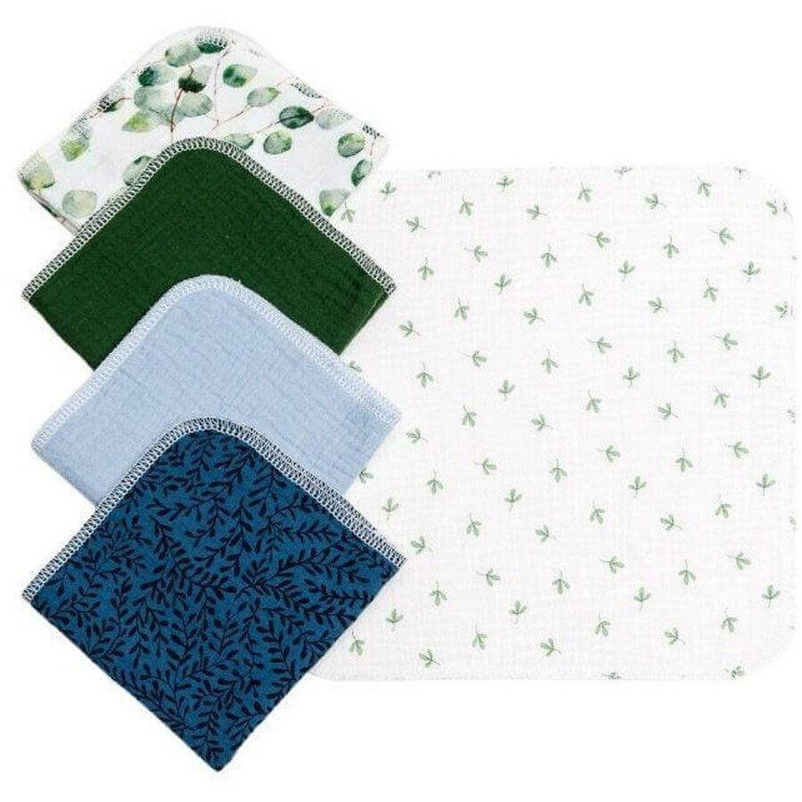 T-Tomi BIO Muslin Wipes BOY 5 pcs