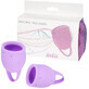 Lola Games Set of menstrual cups Wellness Natural Lavender Orchid 2 pcs