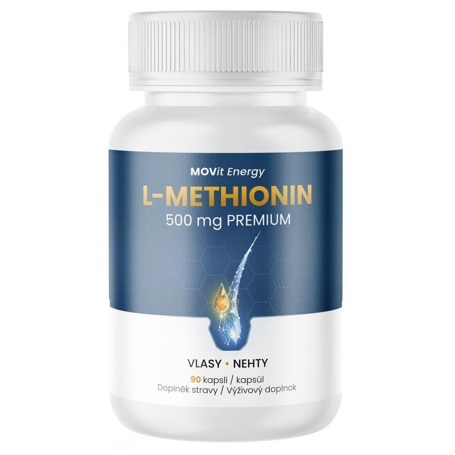 Movit Energy L-Methionine 500mg Premium 90 capsules