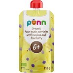 Salvest Põnn Banane bio avec myrtilles et flocons de céréales 110 g Salvest Põnn Banane bio avec myrtilles et flocons de céréales 110 g