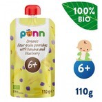 Salvest Põnn Biologische banaan met bosbessen en graanvlokken 110 g