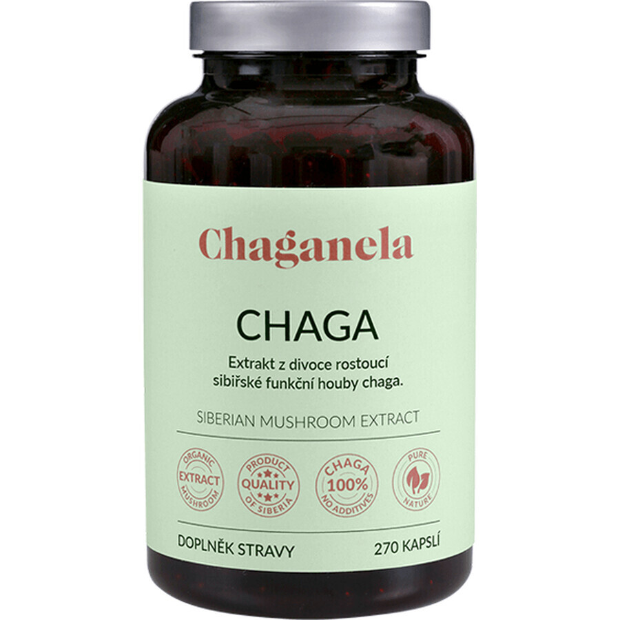 Chaganela Siberian Chaga Extract 270 capsules