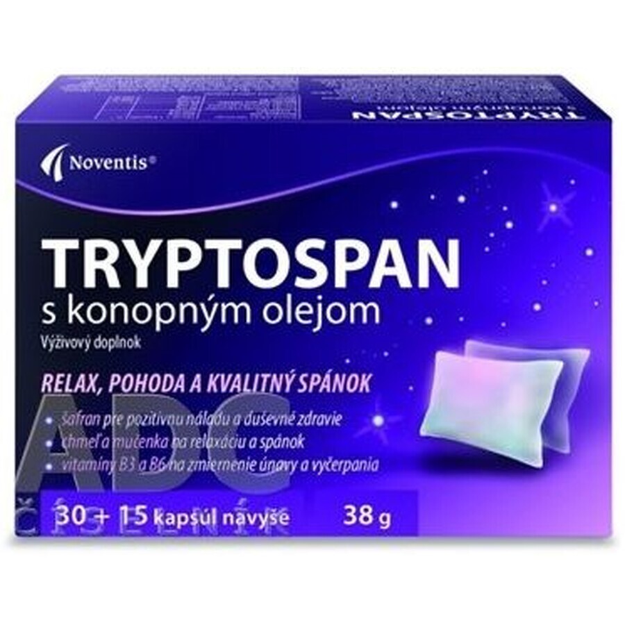 Noventis Tryptospan mit Hanföl 45 Kapseln