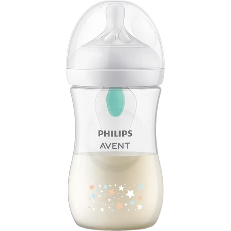 Biberón Philips Avent Natural Response con válvula AirFree 260 ml, 1m+ Oso