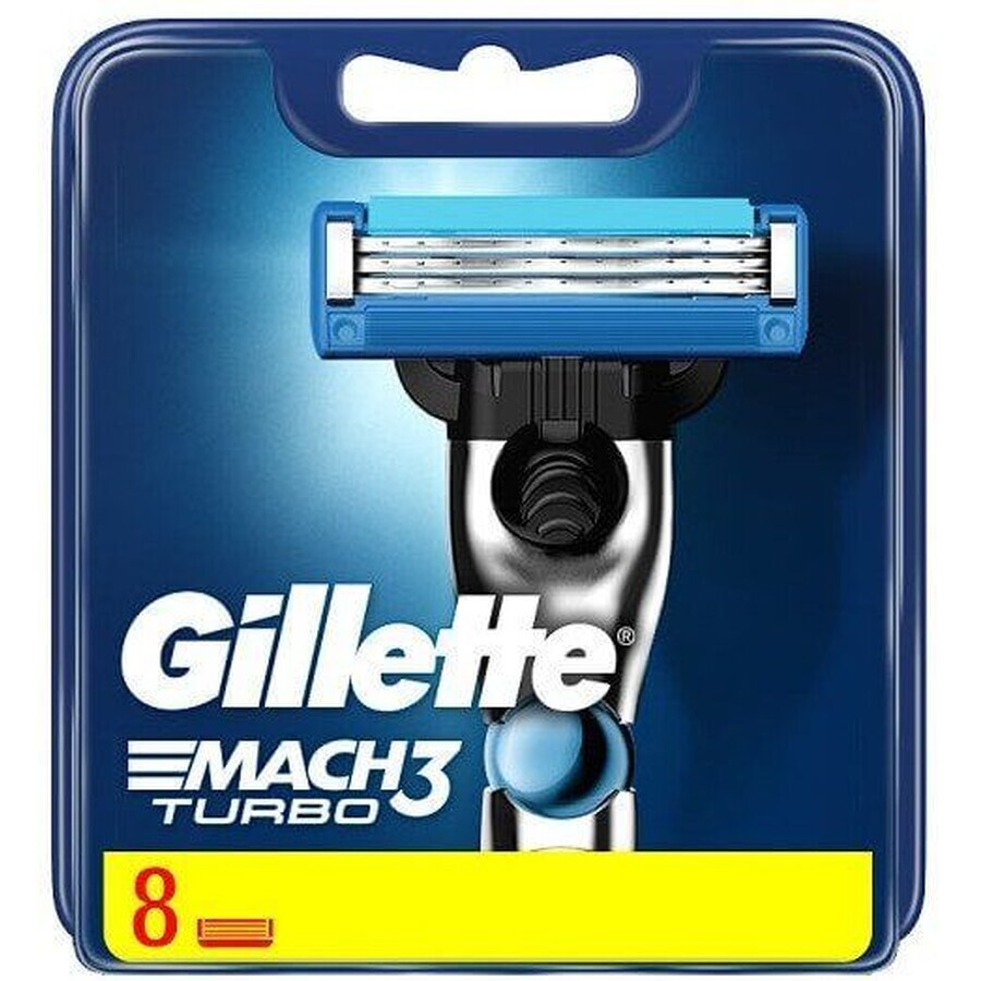 Winkel op Gillette Mach3 Turbo vervangingskoppen 8 stuks Gillette Mach3 Turbo vervangingskoppen 8 stuks