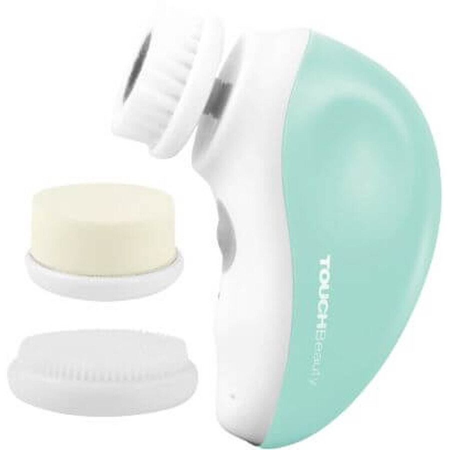 TouchBeauty 1387A Brosse nettoyante pour le visage 3en1, verte