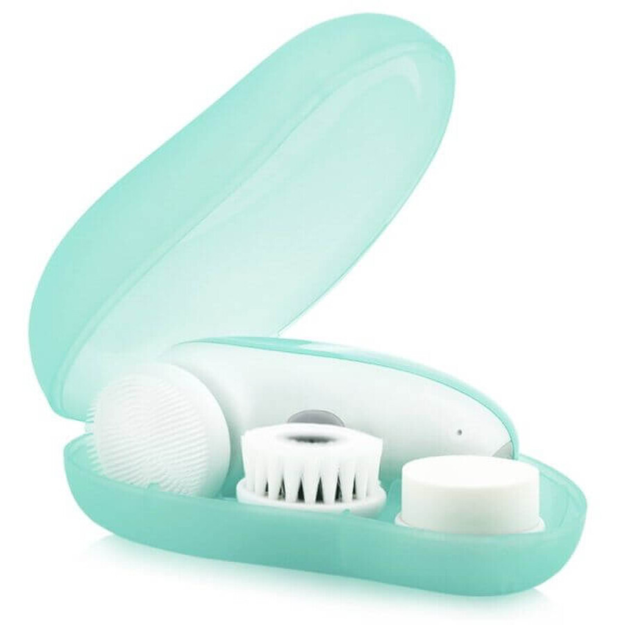 TouchBeauty 1387A Brosse nettoyante pour le visage 3en1, verte