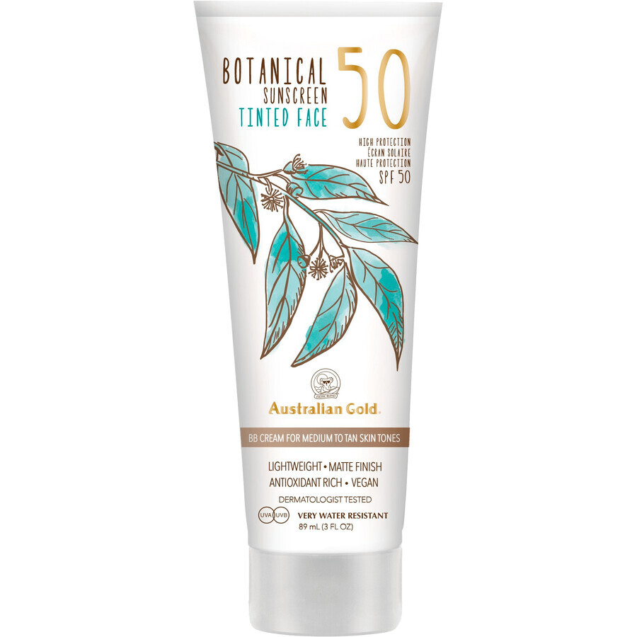 Australian Gold SPF 50 Botanical Tinted Face Medium 88 ml