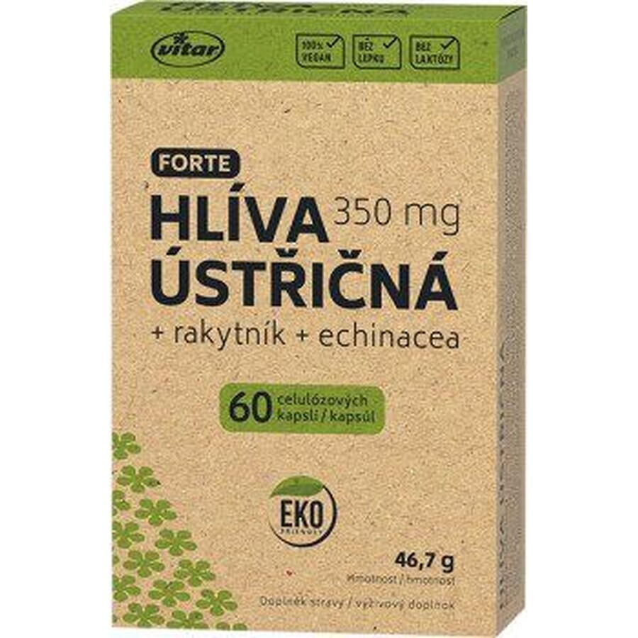 Vitar Oesterzwam + Duindoorn + Echinacea Forte 60 capsules