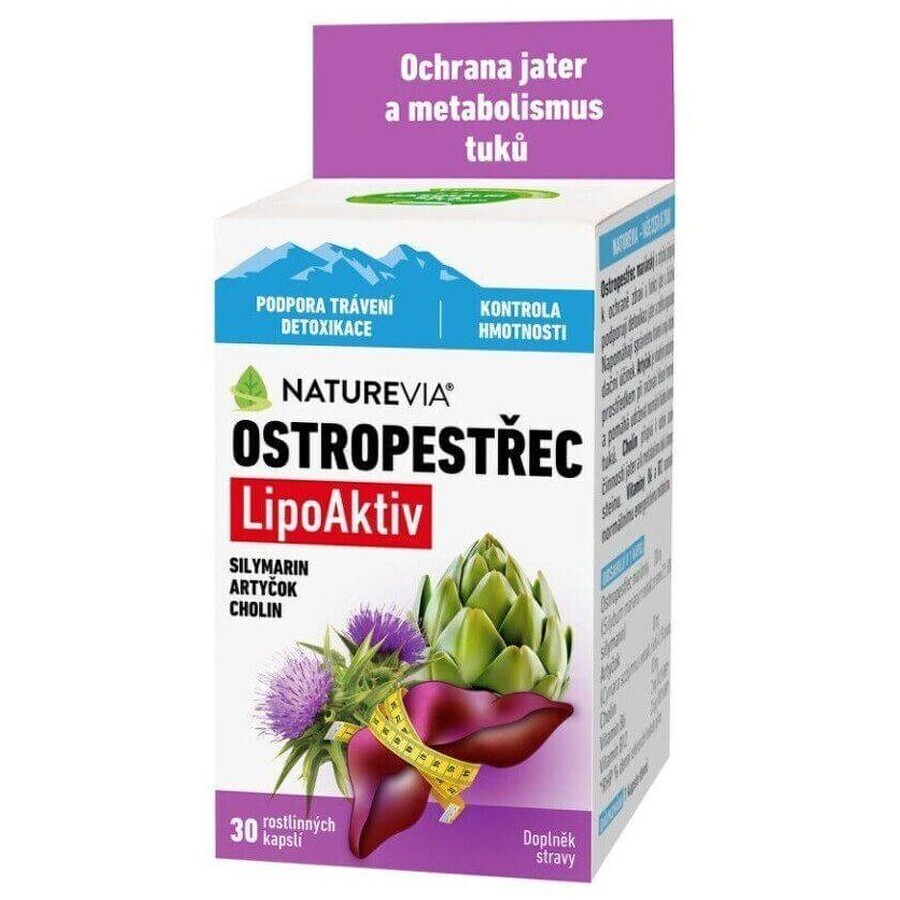 NatureVia Thistle LipoAktiv 30 capsules