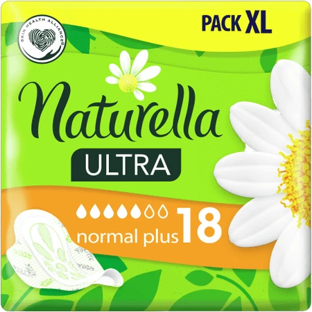 Serviettes hygiéniques Ultra Normal Plus à ailettes 18 pcs 1 x 18 pcs