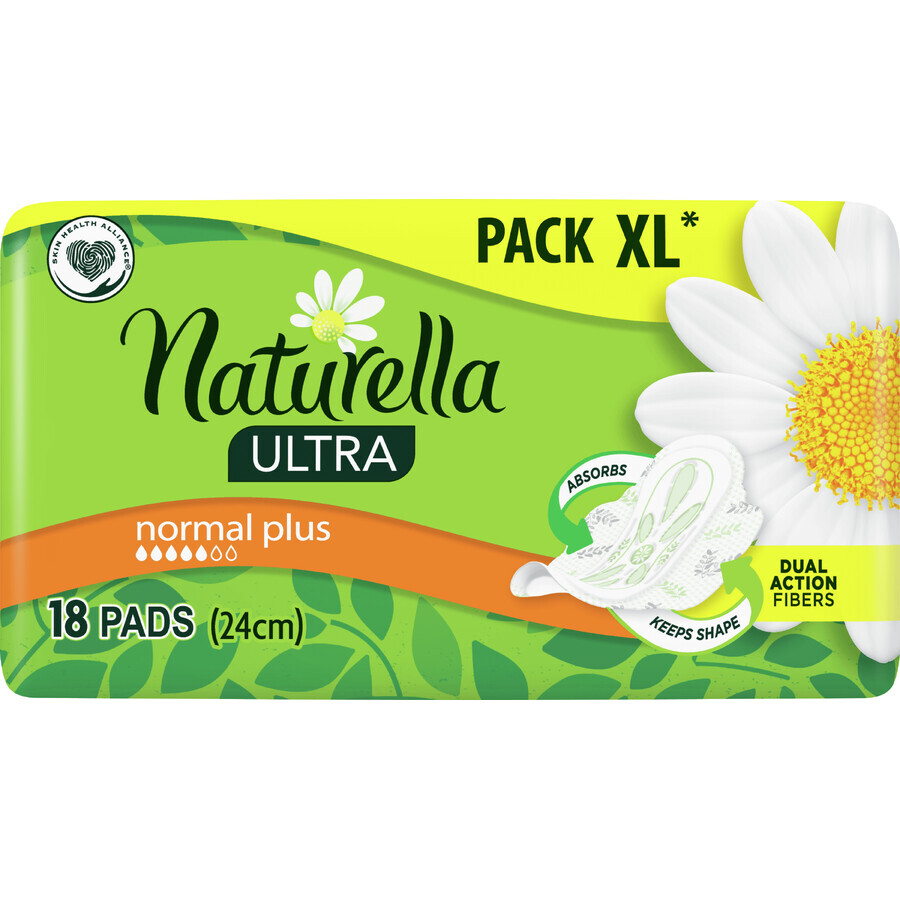 Ultra Normal Plus Tampoane sanitare cu aripi 18 buc 1 x 18 buc Ultra Normal Plus Tampoane sanitare cu aripi 18 buc 1 x 18 buc