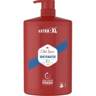 Old Spice Whitewater Gel de ducha y champú para hombre con fragancia fresca 1000 ml