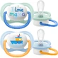 Chupete Philips Avent Ultra air Text 0-6m niño 2 piezas