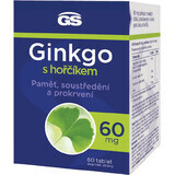 GS GS Ginkgo 60 mg avec magnésium, 60 comprimés 60 comprimés