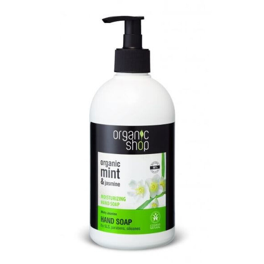 Cumpără Natura Siberica Organic Shop - Săpun de mâini cu mentă și iasomie 500 ml Natura Siberica Organic Shop - Săpun de mâini cu mentă și iasomie 500 ml