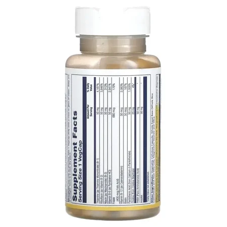 B-Complex 100 mg Solaray, 50 Kapseln, Secom