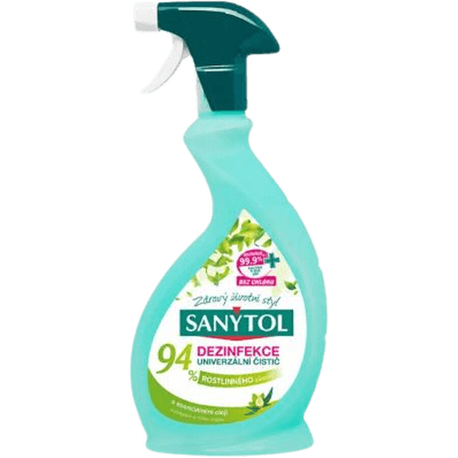 Buy Sanytol Universal Disinfecting Detergent Disinfectant 94% of vegetable origin in spray 500 ml Sanytol Universal Disinfecting Detergent Disinfectant 94% of vegetable origin in spray 500 ml
