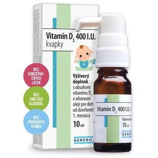 Generica Vitamine D3 400 IE druppels 10 ml