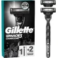 Gillette Mach3 Charcoal men's razor + 2 shaving heads