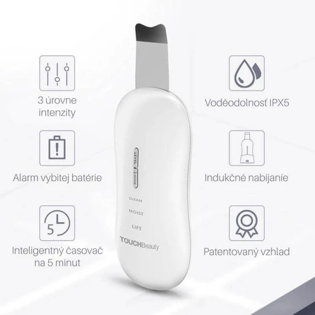 TouchBeauty 1887 Espátula facial ultrasónica