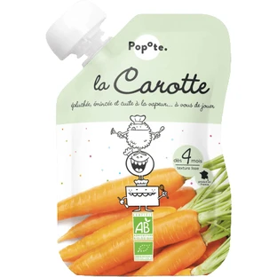Popote gélule de carotte bio 120 g