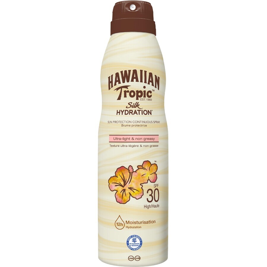 Hawaiian Tropic Silky Moisturizing Silky Spray SPF30 177 ml
