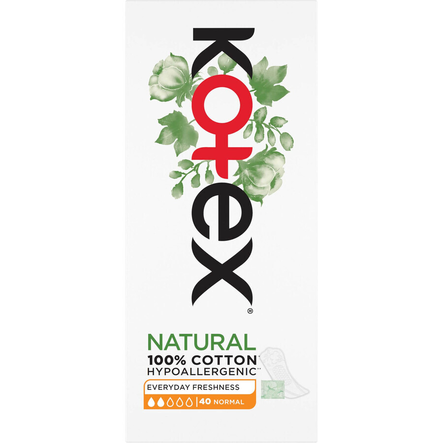 Buy Kotex ® Natural Normal Pads 40 pcs Kotex ® Natural Normal Pads 40 pcs