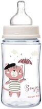 Canpol baby EasyStart Baby Bottle BONJOUR PARIS BONJOUR PARIS pink 240 ml