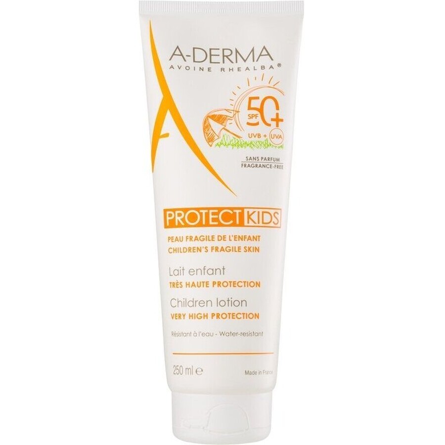 Cumpără A-Derma Lapte pentru copii SPF 50+ 250 ml A-Derma Lapte pentru copii SPF 50+ 250 ml