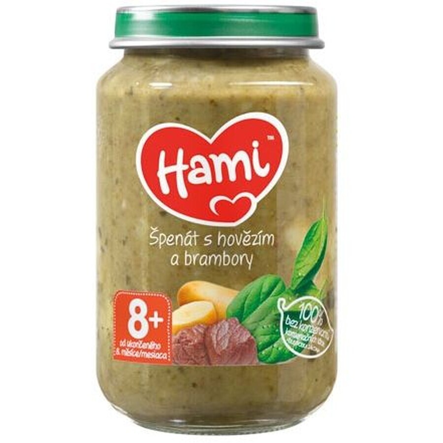 Hami entrante Espinacas con ternera y patatas 200 g