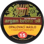 Vivaco Arganolie Zonnebrandboter met Gouden Glitter SPF15, 200 ml Vivaco Arganolie Zonnebrandboter met Gouden Glitter SPF15, 200 ml
