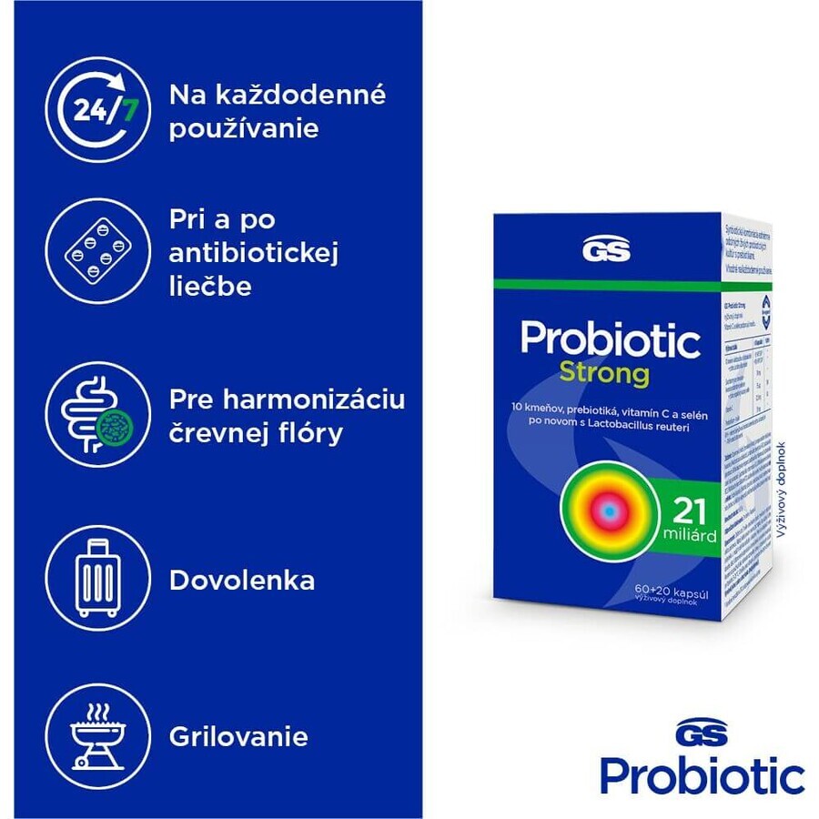 GS GS Probiotic Strong 80 gélules