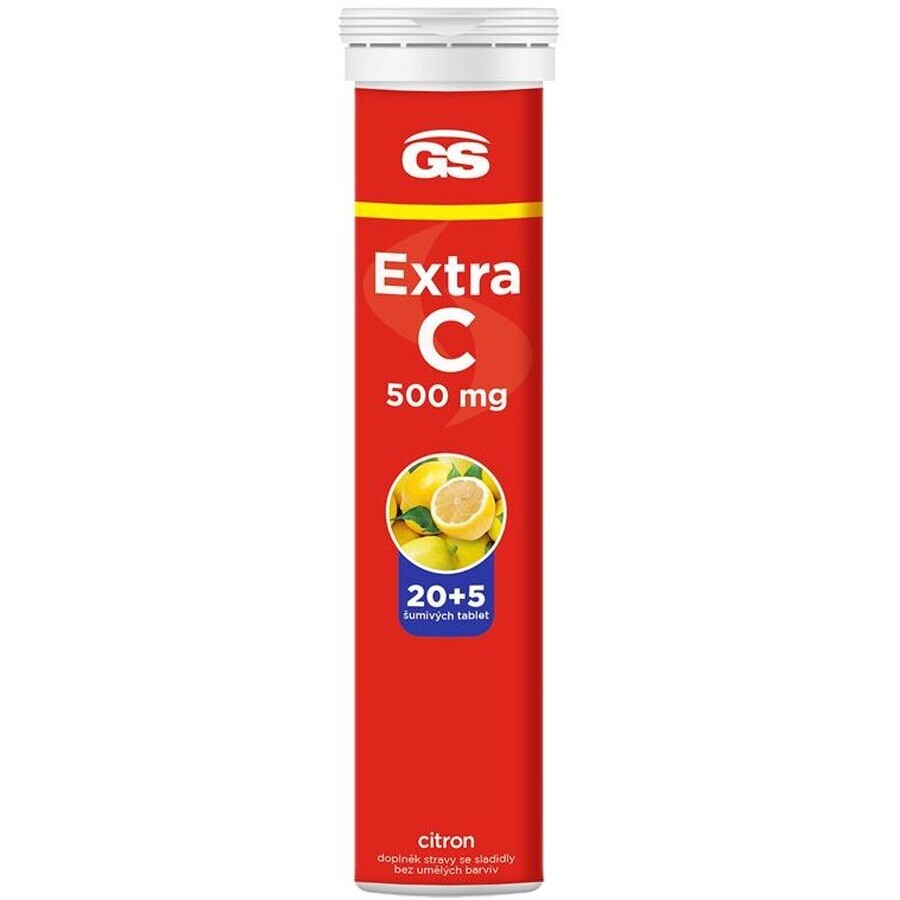 GS Extra C 500 20+5 comprimidos efervescentes limón