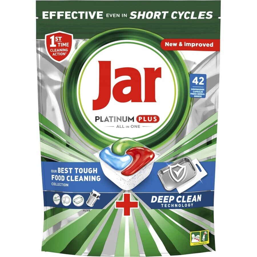 Platinum Plus Deep Clean 42 tapones de tarro Platinum Plus Deep Clean 42 unidades