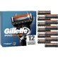 Cabezales de recambio Gillette Fusion Proglide 12 unidades