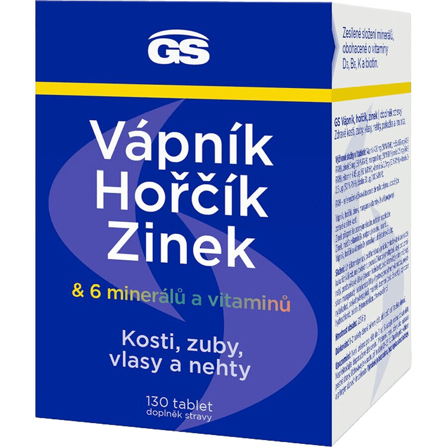 GS Calcium, Magnesium, Zink 130 Tabletten