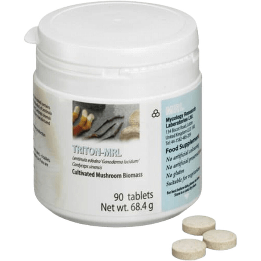 MRL Triton: cordyceps + reishi + shiitake 90 tablets