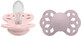 BIBS Infinity Symmetrische Siliconen Fopspenen, maat 1, Blossom / Dusky Lilac 2 stuks