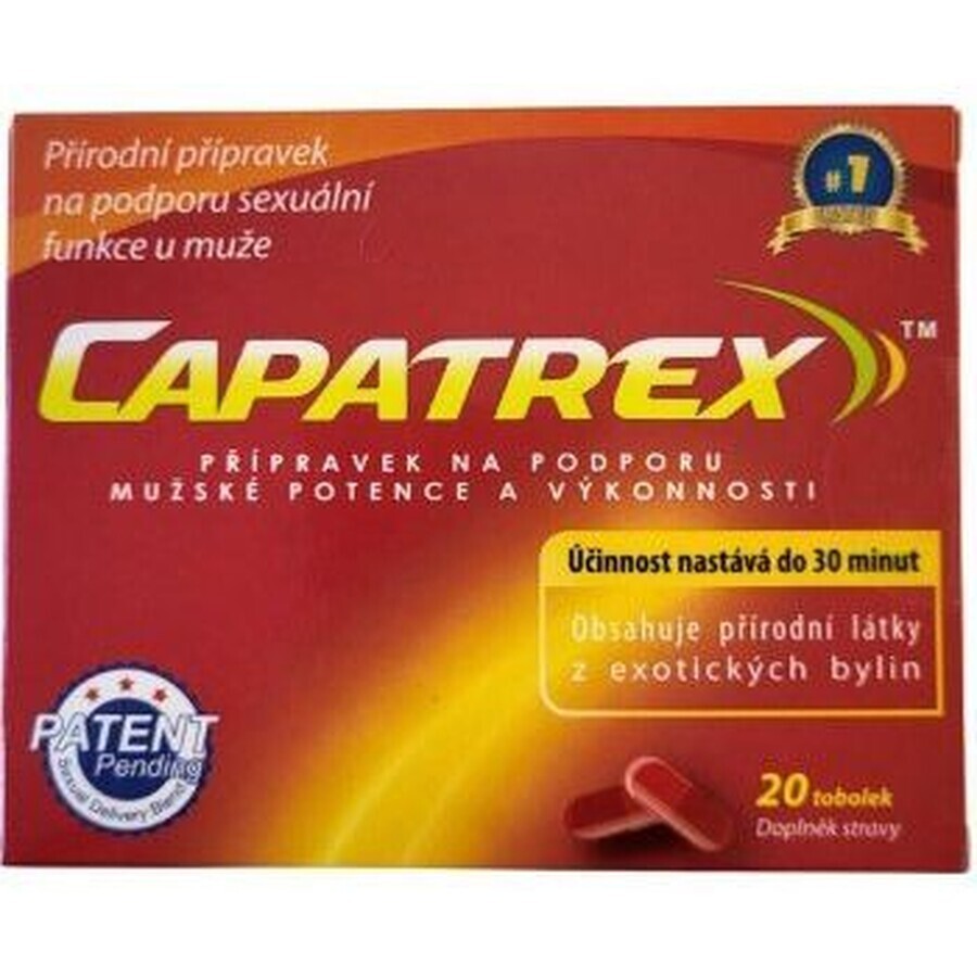 Capatrex for male potency 20 hard capsules