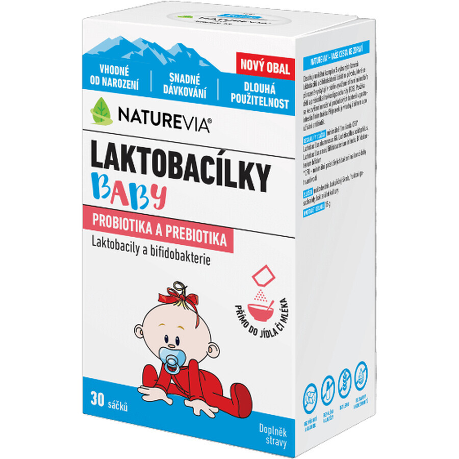 NatureVia BABY BABY LACTOBACILES 30 Portionsbeutel