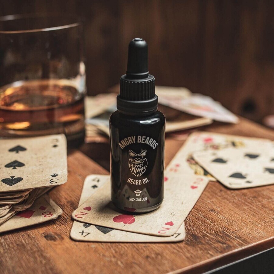 Aceite para barba Angry Beards Jack Saloon 30 ml Aceite para barba Angry Beards Jack Saloon 30 ml