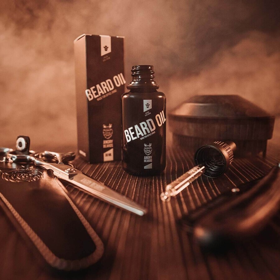 Aceite para barba Angry Beards Jack Saloon 30 ml Aceite para barba Angry Beards Jack Saloon 30 ml