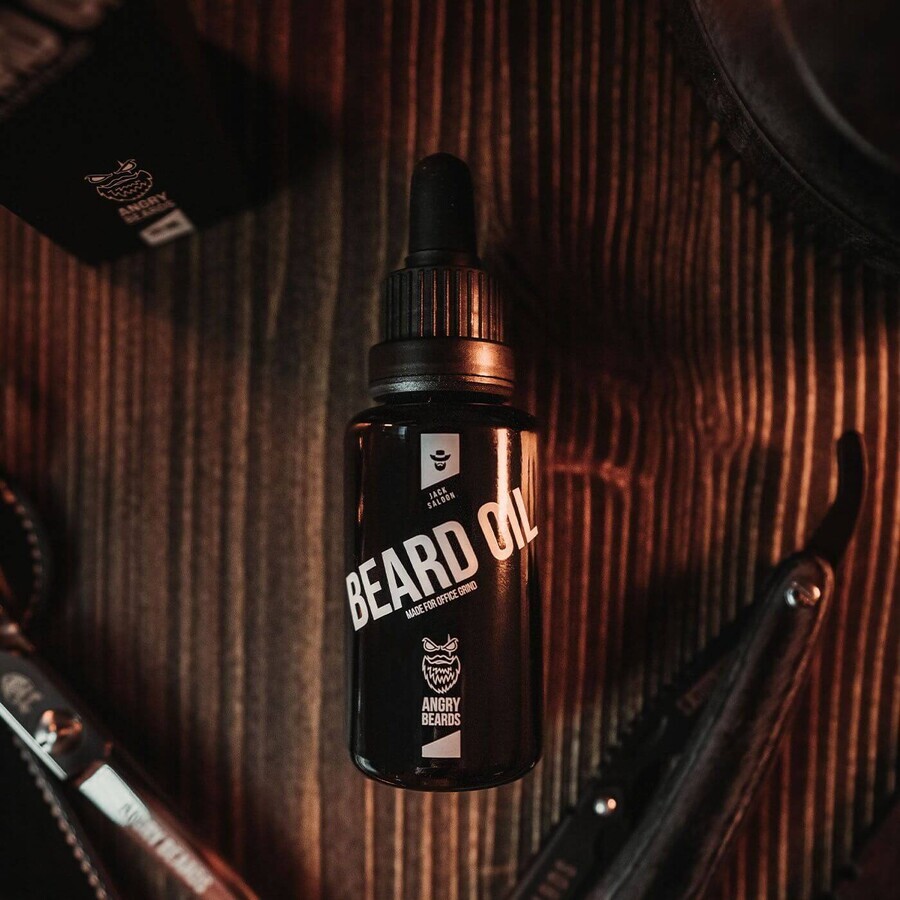Aceite para barba Angry Beards Jack Saloon 30 ml Aceite para barba Angry Beards Jack Saloon 30 ml