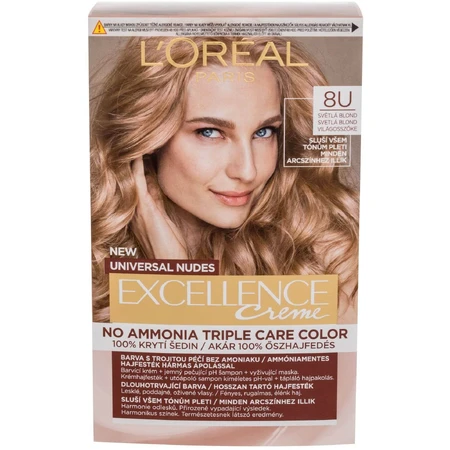 L'Oréal Paris Excellence Universal Nudes Excellence 8U Dauerhafte Haarfarbe