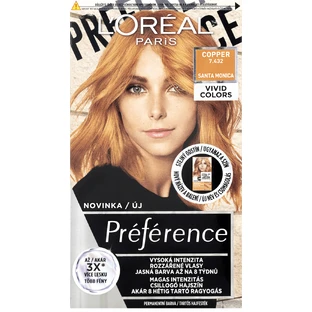 L'Oréal Paris Préférence Vivid Colors coloration permanente 7.432 Santa Monica 150 ml